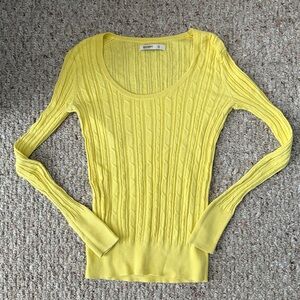 Old Navy Yellow Lightweight Sweater